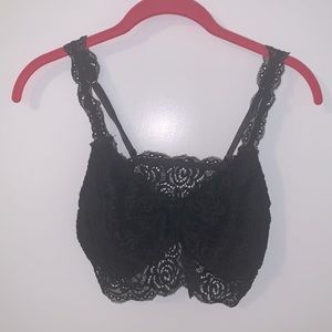 Black Lacey Bralette JR’s Sz L